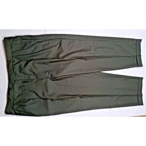 Men's Wool Dress Pant Cianni Celini Cuffed 48L  Brown 48 x 30